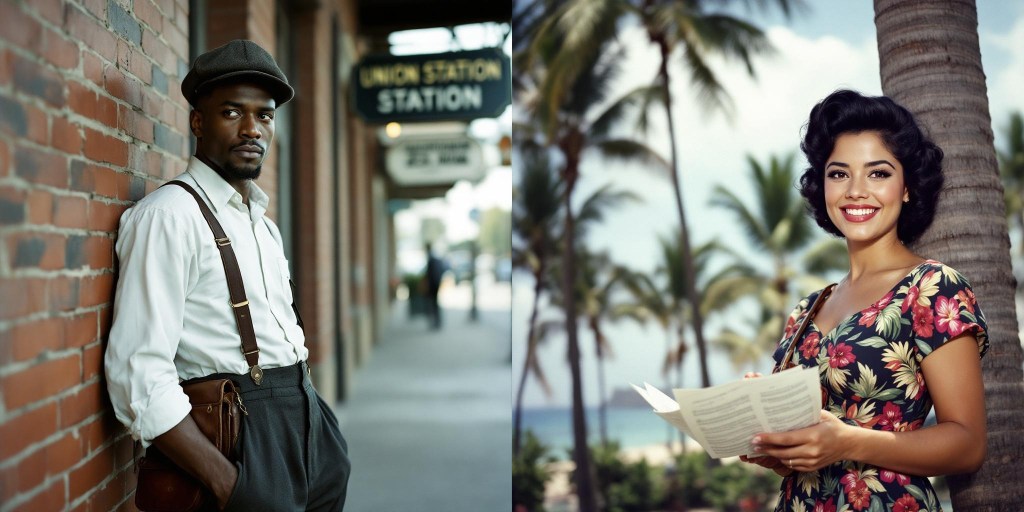 To Her in Hawaii,&nbsp;1949